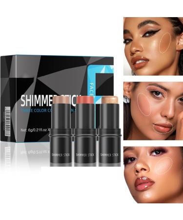 Complete 3-piece set of bronzer and cheek powder and highlights your facial features - Buy Online on GoSupps.com