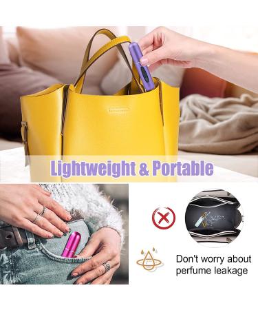 WAEKIYTL Mini Refillable Perfume Atomizer Spray Bottle 5ml Travel Size (2pcs) - Buy Online on GoSupps.com