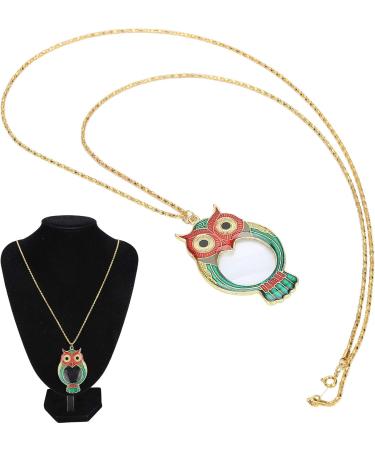 Magnifying Glass Beautiful Magnifying Glass with Chain Practical with Chain 10X Cute for The Elderly Children - Buy Online on GoSupps.com