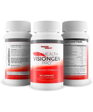 Eye Health Visiongen Pro - Improved Formula - Our Best Lutein Supplements for Eyes with Zeaxanthin and Vitamin A - Natural Vision Pills for Eyes - Natural Herbalstep 14 in One Advanced Eye Formula - Buy Online on GoSupps.com