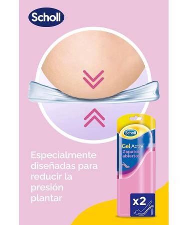 Scholl Gel Activ Women Insoles for Open Shoes - Comfortable & Supportive Footwear Inserts | International Shipping Available - Buy Online on GoSupps.com