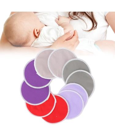 Washable Nursing Breast Pads - Highly Absorbent Comfortable Fit for Sensitive Skin 10pcs - Prevent Milk Leaking | International Shipping - Buy Online on GoSupps.com