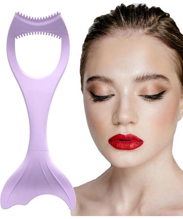 Silicone Makeup Stencil | Multifunctional Eyeliner Stencils - Stencil Pads for Winged Eyeliner Lashes Lip Liner Beauty Ruler Quick Makeup Tool Dtt Purple - Buy Online on GoSupps.com