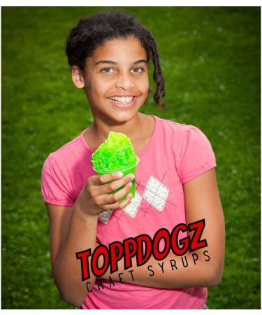TOPPDOGZ Slush Snow Cone Syrup 1 Litre Blue Raspberry slushie slushy Blue Raspberry 1 l (Pack of 1) - Buy Online on GoSupps.com