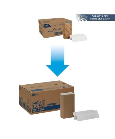 Pacific Blue Basic Multifold Paper Towels (Previously Branded Acclaim) by GP PRO (Georgia-Pacific)  White  20204  250 Towels Per Pack  16 Packs Per Case  (Case of 16 Packs  250 per Pack) - Buy Online on GoSupps.com