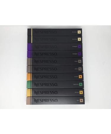 Nespresso Nespresso - Variety Pack - 100 Capsules - Ristretto - Arpeggio - Roma - Livanto - Capriccio - Volluto - Cosi