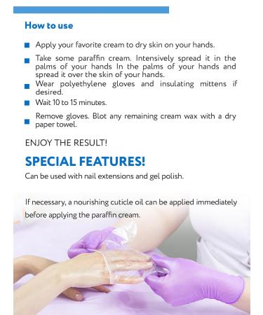 ARAVIA Paraffin Cream for Hands & Feet Care | Flower & Beeswax | Cold Method Paraffin Therapy | 300 ml | International Shipping Available - Buy Online on GoSupps.com