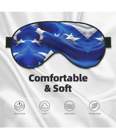 Blue Honduras Flag Sleep Mask | Adjustable & Breathable Eye Mask for Comfortable Sleep | International Shipping Available - Buy Online on GoSupps.com