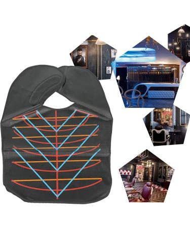 Professional Waterproof Hair Cutting Collar Magnetic Neck Wrap for Salon Stylists Black Hairdressing Cape Guide - Buy Online on GoSupps.com