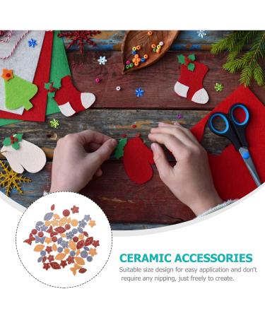 SEWACC 3pcs Ceramic Butterfly Flower Ceramic Decor Mosaic gems Crafts Supplies for Adults Scrapbooking Charm Mosaic Tiles Craft DIY Material Tile Trim Ceramics Ceramic Tile Art Supplies As Shownx3pcs 0.6X3.5CMx3pcs - Buy Online on GoSupps.com