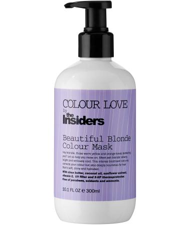 Beautiful Blonde Colour Mask by The Insiders - nourishing and restorative colour mask for blonde hair anti-yellow pigments - 300 ml