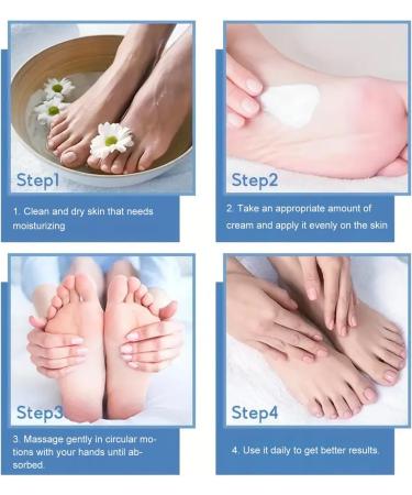  Goowafur Moisturizing Foot Cream - Natural Moisturizing Cream for Cracked Heels and Dry Hands - Winter Skincare Supplies for Dorms Home Travel Business Trips Camping - Buy Online on GoSupps.com