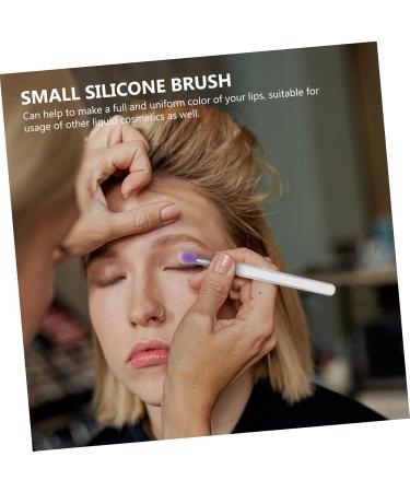 NOLITOY 8pcs Silicone Lip Brush Eye Shadow Eyeshadow Bulk Silicone Makeup Applicator Lip Mask Brush With Hat - Buy Online on GoSupps.com