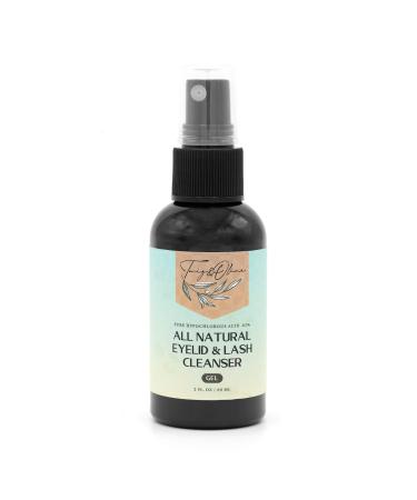 Twig & Olive Hypochlorous Acid .02% All Natural Eyelid & Fast Acting Non-Irritating Lash Cleansing Gel Removes Make Up Dirt Debris and Oil 100% Vegan Free