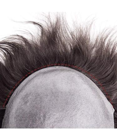 Lordhair Men's Wig - Natural Real Hair Toupet 0.08mm V-Looped Skin Base Thin Hair Replacement System (20x25cm) - Buy Online on GoSupps.com