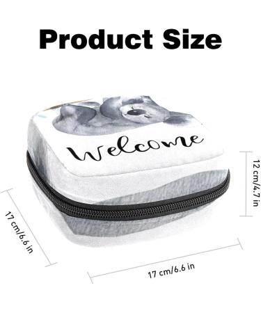 Period Bag Sanitary Napkin Storage & Travel Makeup Pouch - Animal Welcome Color1101 - Buy Online on GoSupps.com