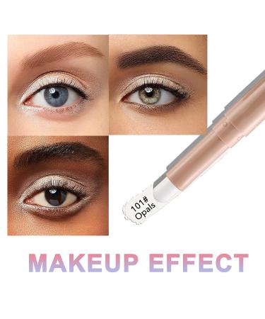 Moakxer Matte Eyeshadow Stick | Waterproof Highly Pigmented Creamy Crayon - Opals & Putty (101 + 103) - Buy Online on GoSupps.com