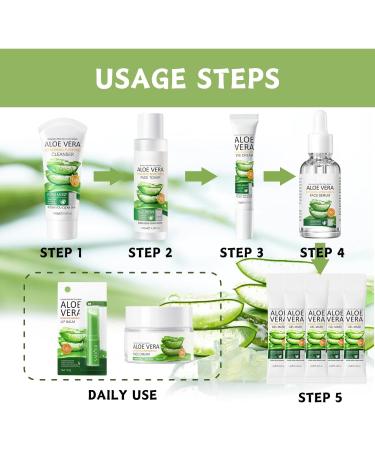 Teenage Girls Gifts - Aloe Vera Skin Care Sets & Kits - Gfts for Teenage Girls - Aloe Vera Skincare Set for Hydrating Nourishing Moisturizing - Pamper Gifts for Women - Skin Care & Face Care Gift Set Moisturizing Aleo Vera Skincare Set - Buy Online on GoSupps.com