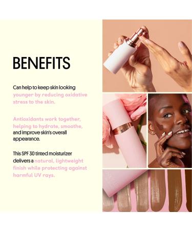 Winky Lux White Tea Tinted Veil Moisturizer SPF 30 - 1fl Oz, Light with Anti-Aging Benefits - Buy Online on GoSupps.com