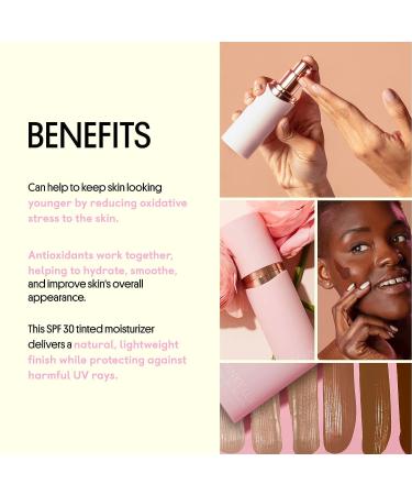 Winky Lux White Tea Tinted Moisturizer SPF 30 - Oil-Free Face Moisturizer with Vitamin E and Antioxidants - Buy Online on GoSupps.com