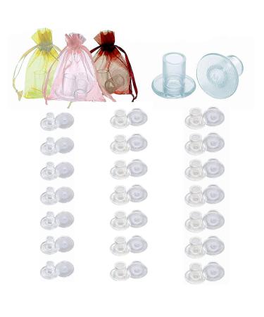 Heel Protectors for Grass 21 Pcs  3 Sizes Grass High Heel Protectors for Walking on Grass and Uneven Floor  Clear Heel Sink Stoppers for Women Wedding Shoes