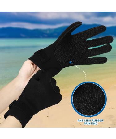 2 Pairs 3mm Neoprene Diving Wetsuit Gloves - Anti-Slip, Waterproof, Adjustable Strap - for Men and Women - Ideal for Diving, Snorkeling, Surfing - Buy Online on GoSupps.com