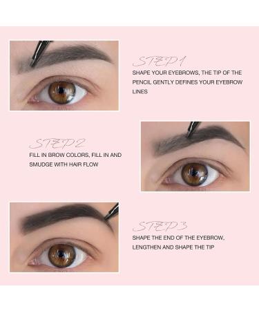 Boobeen Crayon sourcils imperm able crayon sourcils pour microblading crayon sourcils liquide longue dur e pais et lisse pour des sourcils naturels comme des cheveux 1 unit (Lot de 1) NOIR - Buy Online on GoSupps.com
