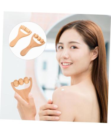 Fascia Massage Roller & Muscle Roller Stick | Manual Massage Tab & Wooden Trigger-Point Scooters | Ideal for Gua Sha Scraping - Fast International Shipping - Buy Online on GoSupps.com