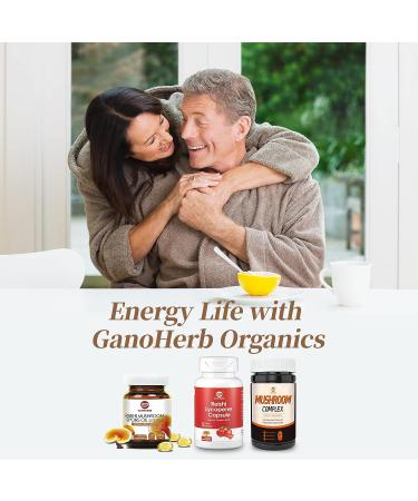 GANOHERB 100mg Lycopene & 200mg Reishi Mushroom Capsules - Cellular Macular Support - Organic Tomato Mushroom Formula - Vegan & Non-GMO - 60 Caps - Buy Online on GoSupps.com
