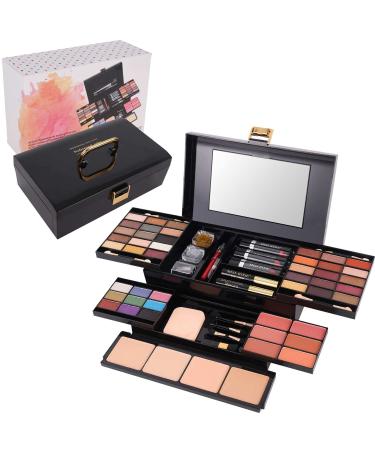 58 Colors Professional Makeup Kit for Women - All In One Set for Girls, Beginners - Includes Eye Shadow, Blush, Lipstick, Powder, Mascara, Eyeliner, Lip Liner, Eyebrow Pencil, Glitter - Perfect Makeup Gift - Buy Online on GoSupps.com
