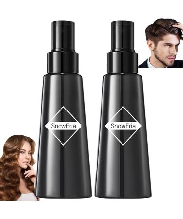 SnowEria Hair Spray Men's Volume Refreshing and Non-greasy Hair Spray Hair Leave-in Volumizing Styling Spray High Cranial Fluffing Spray for Fine Hair Thin Hair (2Pcs)