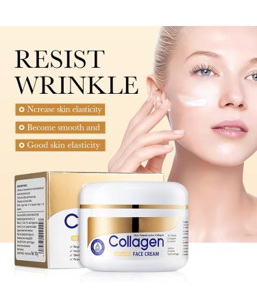 Face Cream Day & Night Skincare Anti-Wrinkle Collagen Face Cream Natural Anti Aging Face Moisturiser for Smooth and Elastic Skin Deep Hydrating Cream Firming Lines for Men & Women - Buy Online on GoSupps.com