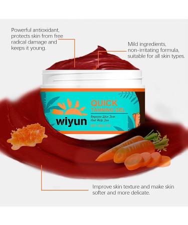 Trendyfave Tanning Gel Tanning Moisturiser Self-Tanning Body Cream Facial Hydrating Tanning Sun Cream Tanning Lotion Natural Fast Tanning Tanning Cream Outdoor&Indoor Tanning Accelerator - Buy Online on GoSupps.com