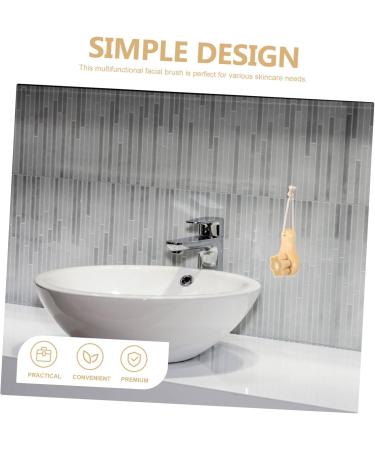 DRESSOOS soft fur washbasin face sponges face skin care tools exfoliating brush tool makeup remover Quincunx face exfoliator cleasing milk cleaning brush face brush skin care - Buy Online on GoSupps.com