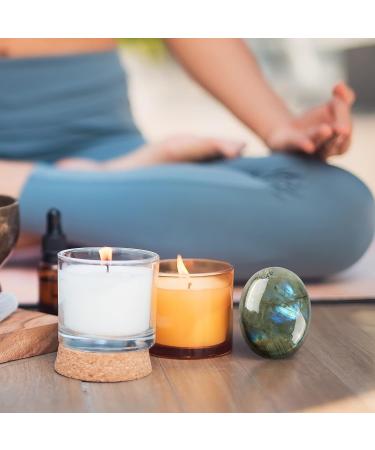 Hxswkk 1.8 Inch Labradorite Thumb Worry Stone - Healing Crystal for Anxiety Relief and Meditation - Buy Online on GoSupps.com