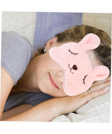 GARVALON USB Heating Eye Mask Night Eye Cover Decorative Eye Cover Eye Mask for Home Travel Eye Mask Night Eyeshade Electric Eye Cover Rechargeable Eye Mask Night Eye Mask Travel Eye Pad Pink 20.5x10x0.8cm - Buy Online on GoSupps.com