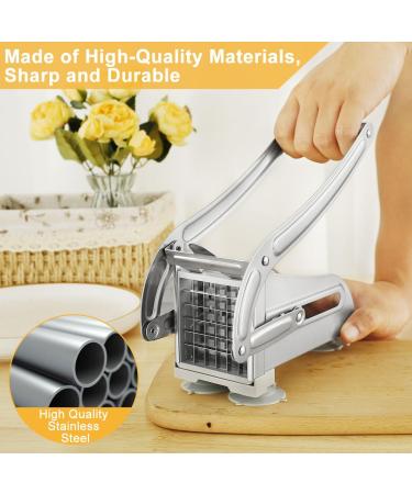 ZHAZHAMO French Fry Cutter Stainless Steel Potato Chipper Fast Cutting Potato Chip Cutter with 36/46 Holes Blades Manual Food Slicer Dicer Multifunction Vegetable Fruit Chipper for Potato Onion HK - Buy Online on GoSupps.com