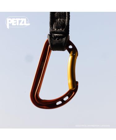 Petzl Spirit Express Quickdraw - Lightweight Multi-Purpose 11cm Climbing Gear for Adults - Orange/Black/Grey - Buy Online on GoSupps.com
