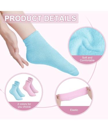 Moisturizing Gloves and Socks Set for Dry Feet | Aloe Infused Lotion | Fuzzy Spa Socks | 4 Pairs for Women Men - Buy Online on GoSupps.com