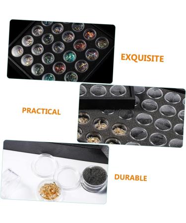 SOESFOUFU Box Nail Art Display Box Nail Polish Holder Nails Rhinestones Nail Rhinestone Nails Accessories Beads Storage Organizer Earring Organizer Jewels for Nails Manicure Decorate Pvc - Buy Online on GoSupps.com
