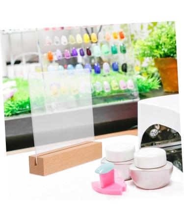 GLEAVI Nail Display Board Tips Nail Tip Display Boards Reusable False Nail Holder Fake Nail Holder Emblems Sign False Nail Display Stand Earrings Art Business Card Holder Jewelry Acrylic - Buy Online on GoSupps.com
