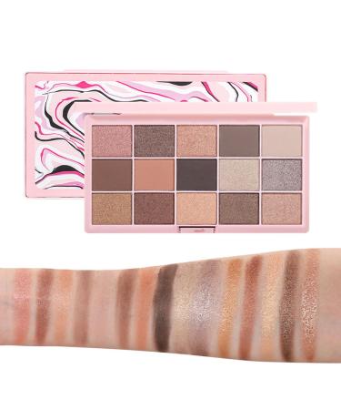 Matte Eyeshadow Palette | Smudge-Proof Long-Lasting Eye Shades Eye Makeup Accessories Eyeshadow Palette for Shopping Gathering Dating Home Working Traveling Pochy 02#