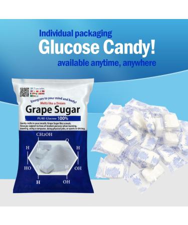100% Pure Natural Glucose Candy Supplement | Boost Energy & Focus for Students Athletes & Workers - Shop Internationally - Buy Online on GoSupps.com