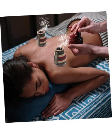 Buy Lurrose Moxibuslass Schabuschale | Moxibustion Tank & Moxa Warmer with Suction Cups - International Shipping - Buy Online on GoSupps.com