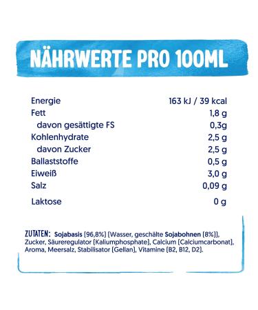 Alpro Sojabrink Original - Vegan & Lactose-Free Drink | High in Plant Proteins Calcium & Vitamins | 12 Pack (12 x 1L) UHT - Buy Online on GoSupps.com