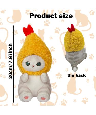 Cute Shark Cat Fried Shrimp Cute Shark Cat Plush Doll Soft Stuffed Animal Doll Shark Cat Fried Shrimp Cat Cute Cute Plush Doll Plush Pendant Doll Lovely Fat Shark Kitten Plushies Cat Plushie - Buy Online on GoSupps.com