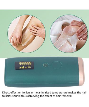 Pain-Free Hair Remover Device with Green LCD 5 Modes Ergonomic Handle - Safe Home Use (EU 100 240V) - Buy Online on GoSupps.com