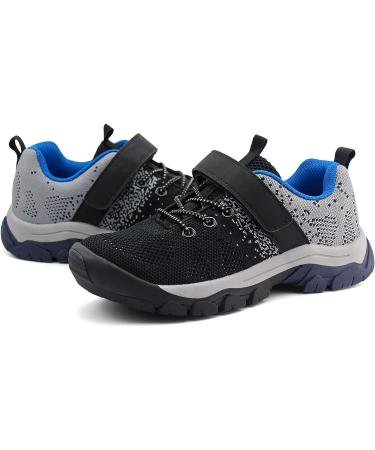 Brooman Kids Hiking Shoes - 10 Toddler Black | Trail Running & Outdoor Sneakers - Buy Online on GoSupps.com
