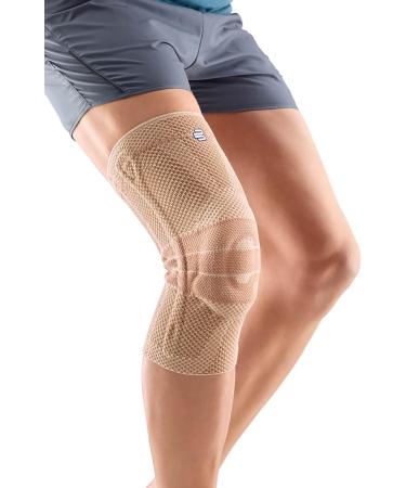 Bauerfeind GenuTrain Knee Brace - Unisex Support for Injury Relief & Stabilization | Ideal for Gonarthrosis & Arthritis | Size 7 No Silicone Edge - Buy Online on GoSupps.com