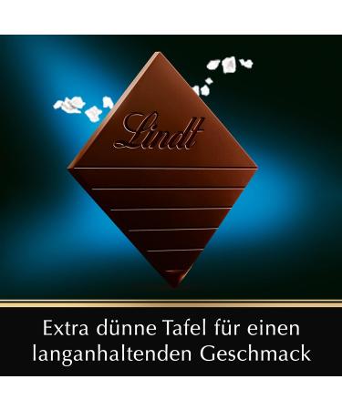 Lindt Excellence Dark Chocolate with Sea Salt - Intense Cocoa Flavor 100g | Premium International Shipping - Buy Online on GoSupps.com